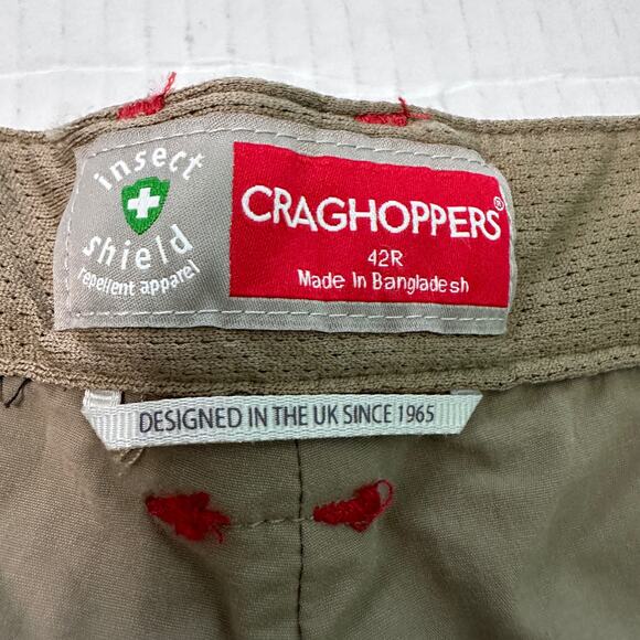 Craghoppers Mens Nosilife Convertible Trouser Hiking Pants 42R CMJ423 Outdoors - Picture 3 of 16